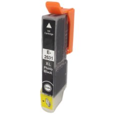 Compatible Epson 26XL T2631 Photo Black Ink Cartridge for  Expression Premium XP-510 XP-520 XP-600 XP-605 XP-610 XP-615 XP-620 XP-625 XP-700 XP-710 XP-720 XP-800 XP-810 XP-820