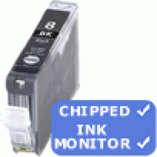 Canon CLI-8 Black (CLI-8BK) - 30% Extra Ink - Chipped Premium Quality compatible Cartridge