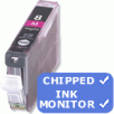 Canon CLI-8 Magenta - 30% Extra Ink - Chipped Premium Quality compatible Cartridge for the Canon Pixma MP800 Printer