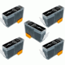 Black 5 PACK for Canon BJC-3000/ BJC-6000/ BJC-6100/ BJC-6200/ BJC-6500 (BCI3eBK)