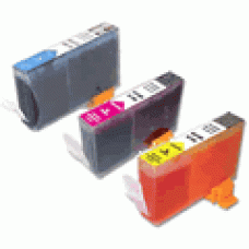 3 Colours PACK (Cyan Magenta Yellow) for Canon BJC-8200 BJC-8200 Photo (BCI6C BCI6M BCI6Y)