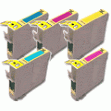 Latest Version- £2.59 each - High Capacity 2.7 times Extra Ink - 5 PACK - TO802, TO803, TO804, TO805, TO806 All 5 Colours. Premium Quality compatible Cartridges for the Epson Stylus Photo PX800FW Printer