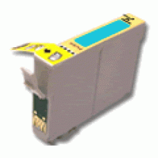 Latest Version- High Capacity 2.7 times Extra Ink - TO805 Light Cyan Premium Quality compatible Cartridge for the Epson Stylus Photo RX580 Printer
