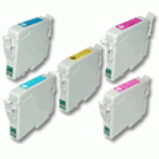 Epson Stylus Photo R200/ R220/ R300/ R300M/ R320/ R340/ RX300/ RX320/ RX500/ RX600/ RX620 RX640 (TO482 TO483 TO484 TO485 TO486) ALL 5 COLOURS