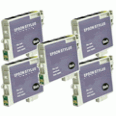 5 PACK - TO611 Black Premium Quality Epson Stylus D88PE compatible Cartridges
